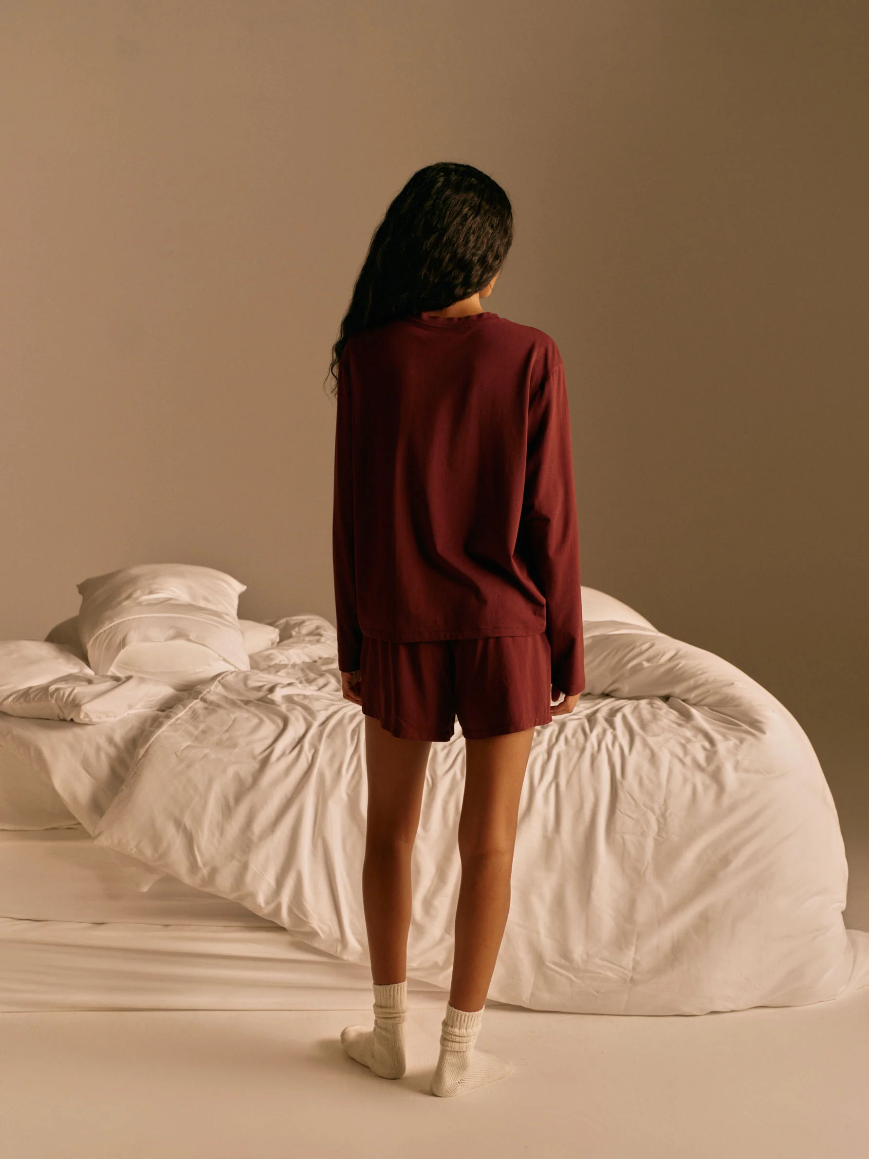 Modal Boxer Short - Burgundy