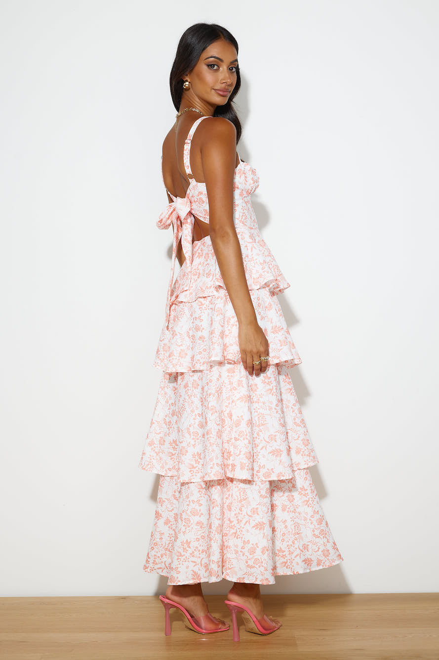 Full Of Fun Maxi Dress Orange - luluinthesky