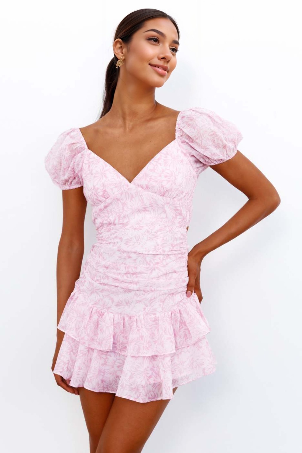 Cute Gaze Dress Pink - luluinthesky