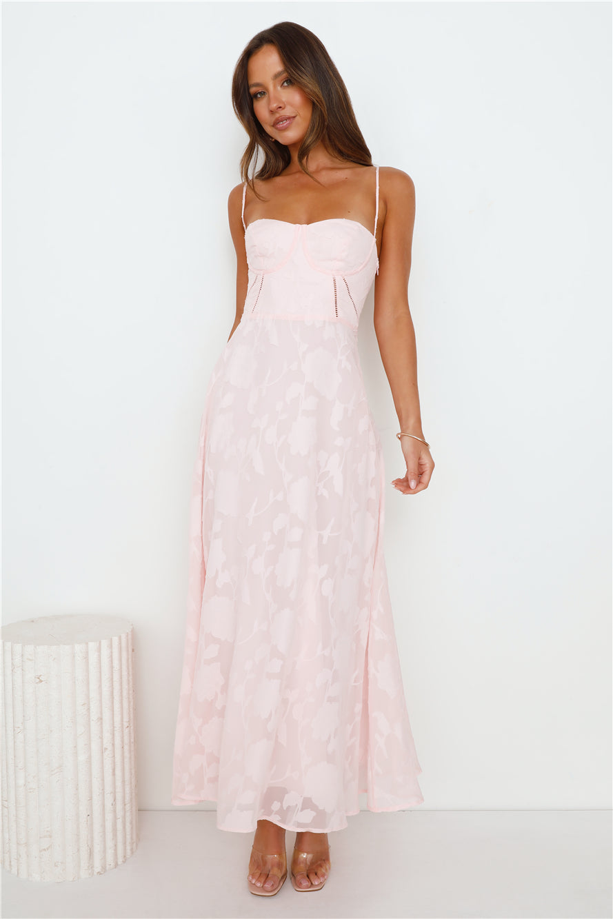 Softest Sand Maxi Dress Pink - luluinthesky