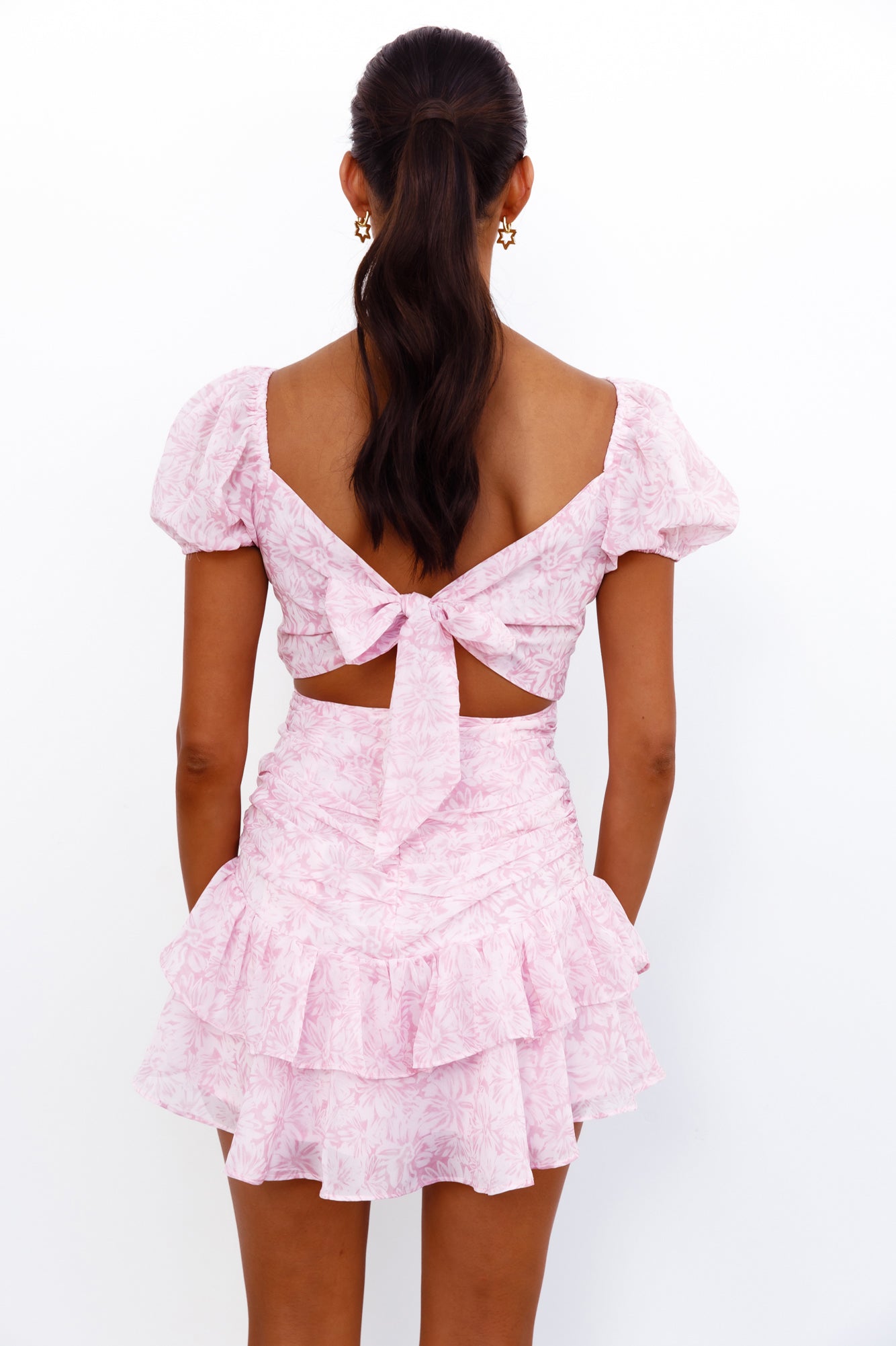 Cute Gaze Dress Pink - luluinthesky