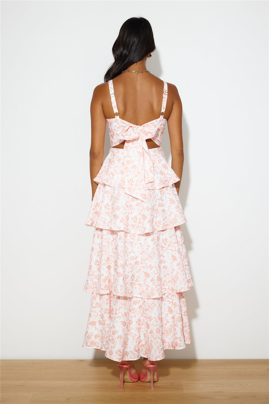 Full Of Fun Maxi Dress Orange - luluinthesky