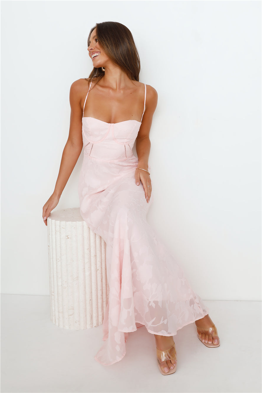 Softest Sand Maxi Dress Pink - luluinthesky