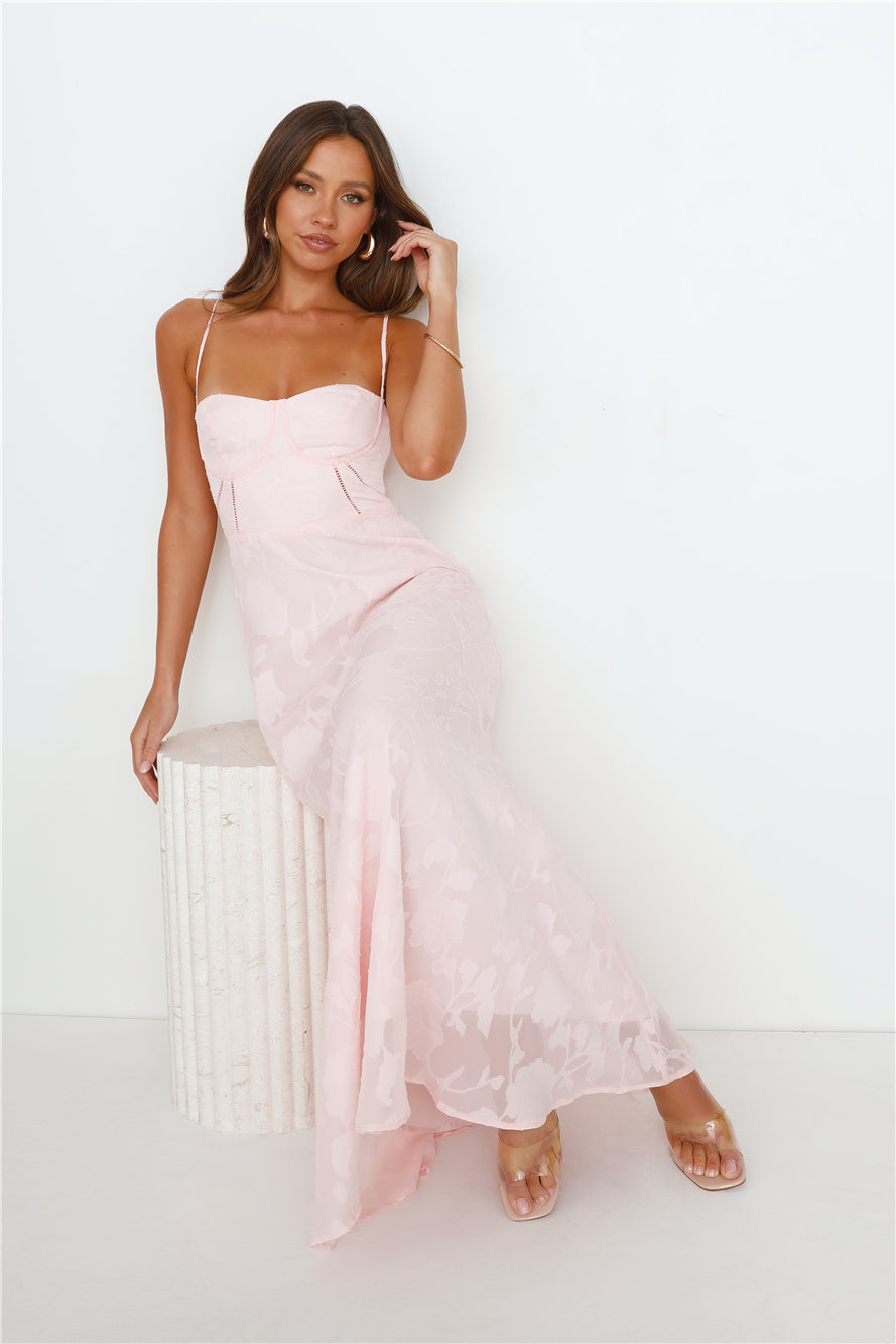 Softest Sand Maxi Dress Pink - luluinthesky