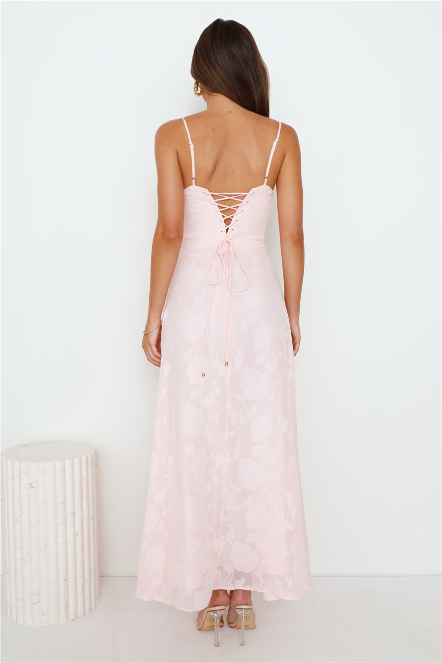 Softest Sand Maxi Dress Pink - luluinthesky