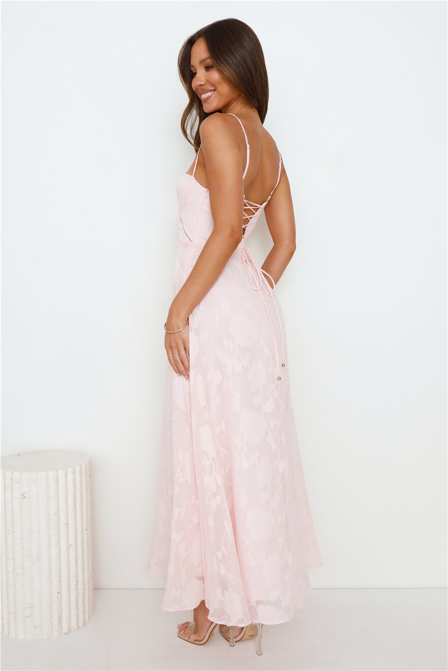 Softest Sand Maxi Dress Pink - luluinthesky