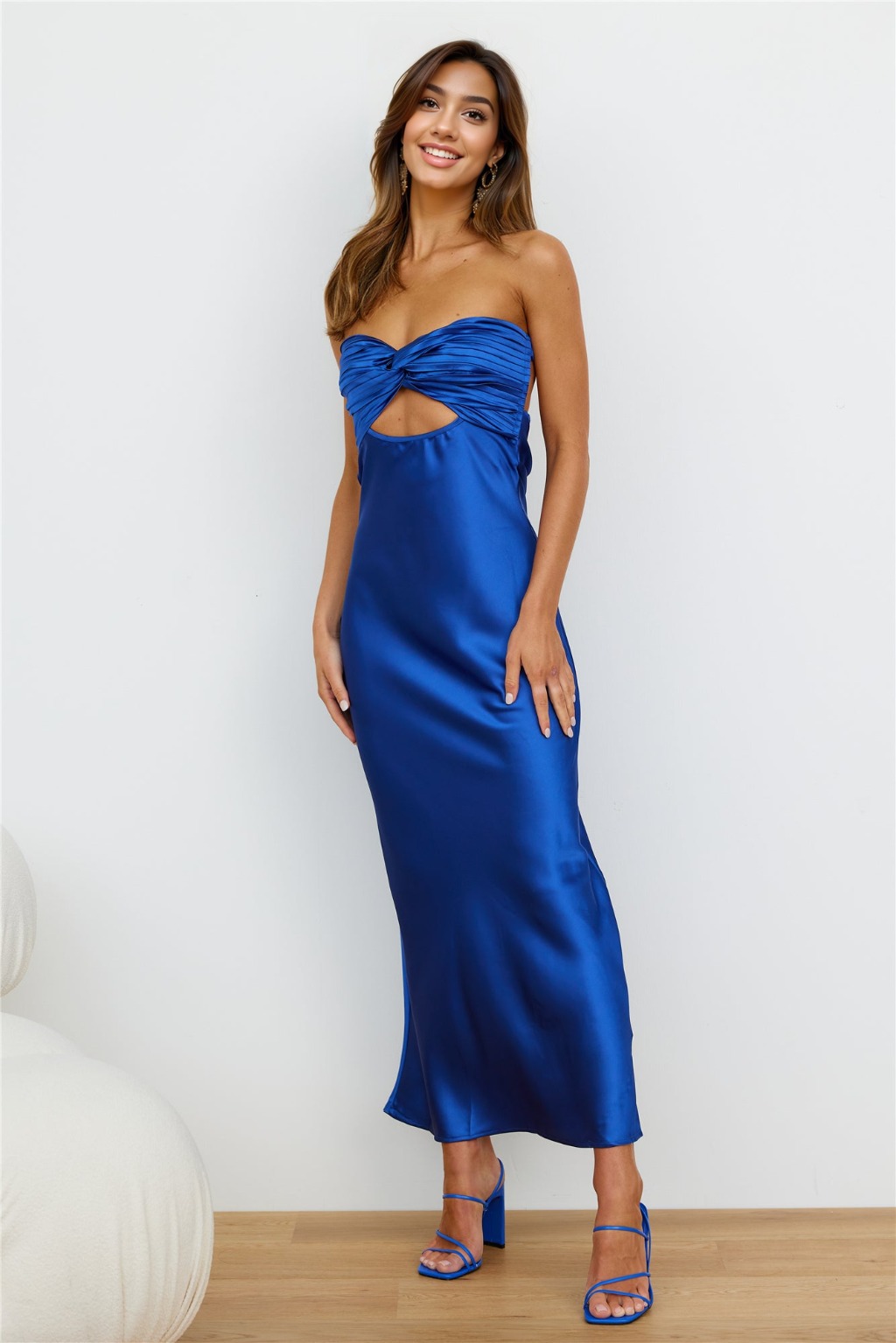 Curious Heart Maxi Dress Royal Blue - luluinthesky