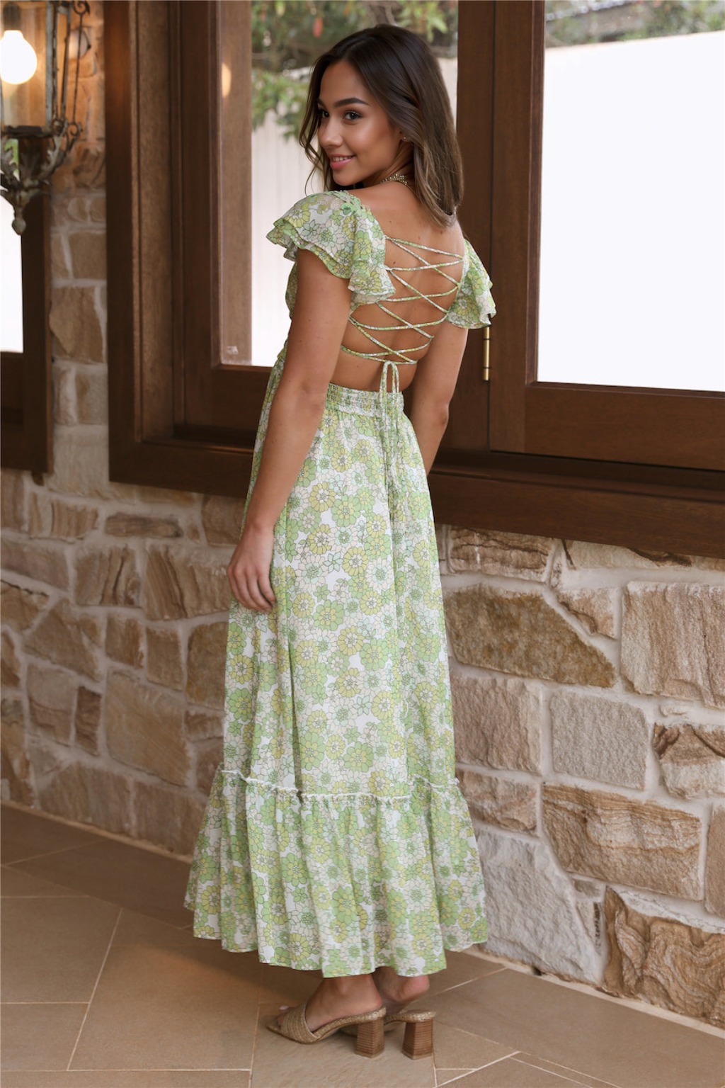 Starting Over Maxi Dress Green - luluinthesky