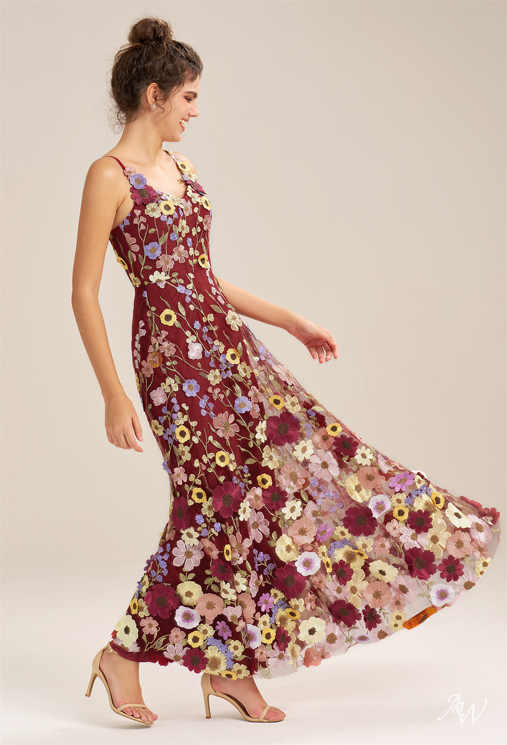 Alison A-line Tulle V-Neck Dresses - luluinthesky