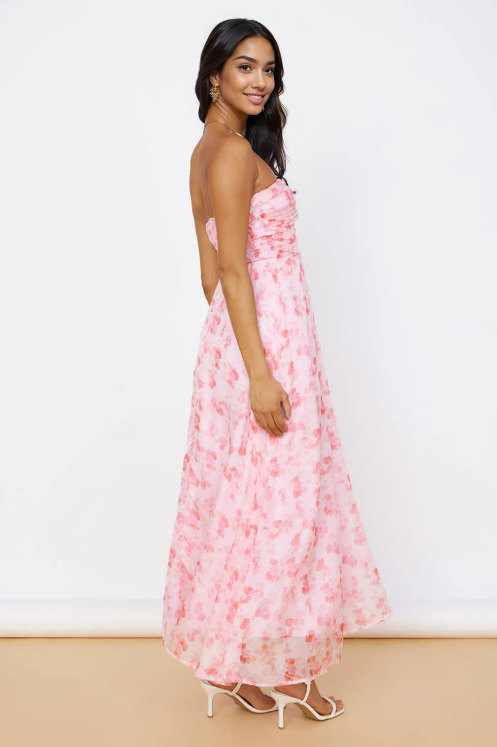 Perfect Moments Maxi Dress Pink - luluinthesky