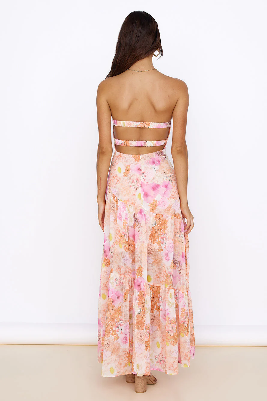 Pocket Full Of Dreams Maxi Dress Orange - luluinthesky