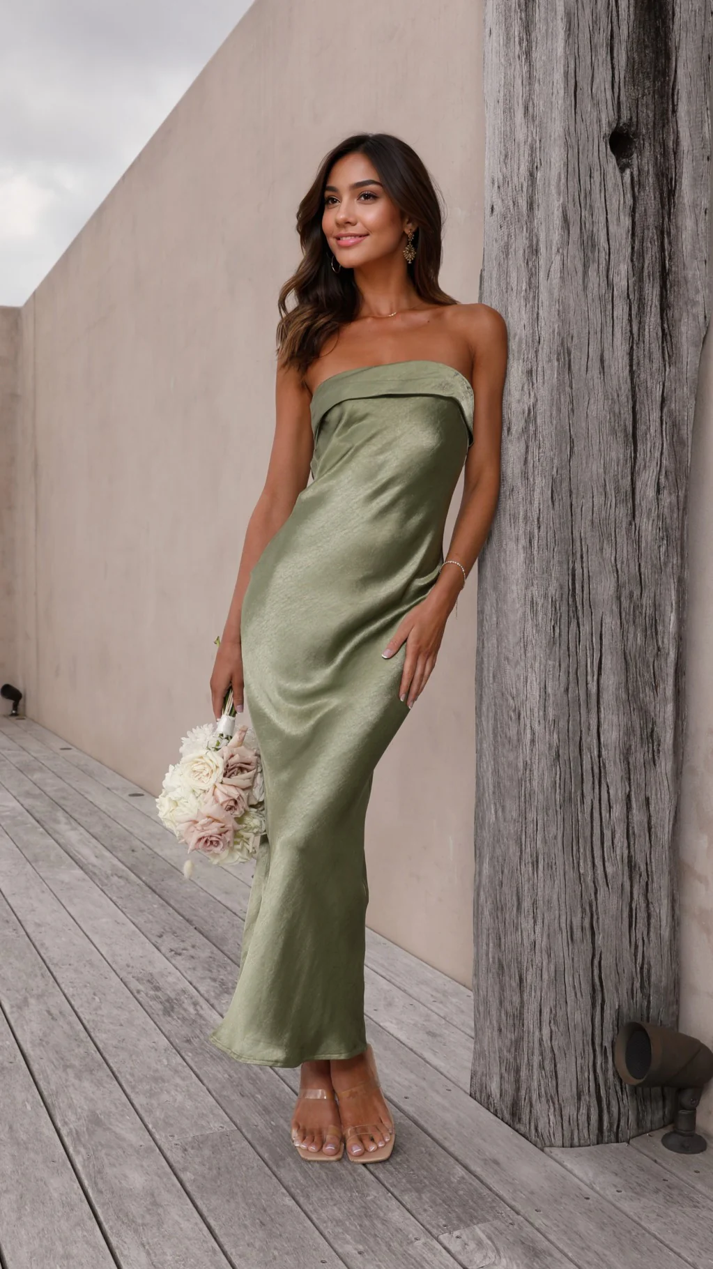 Gisele Maxi Dress - Olive - luluinthesky