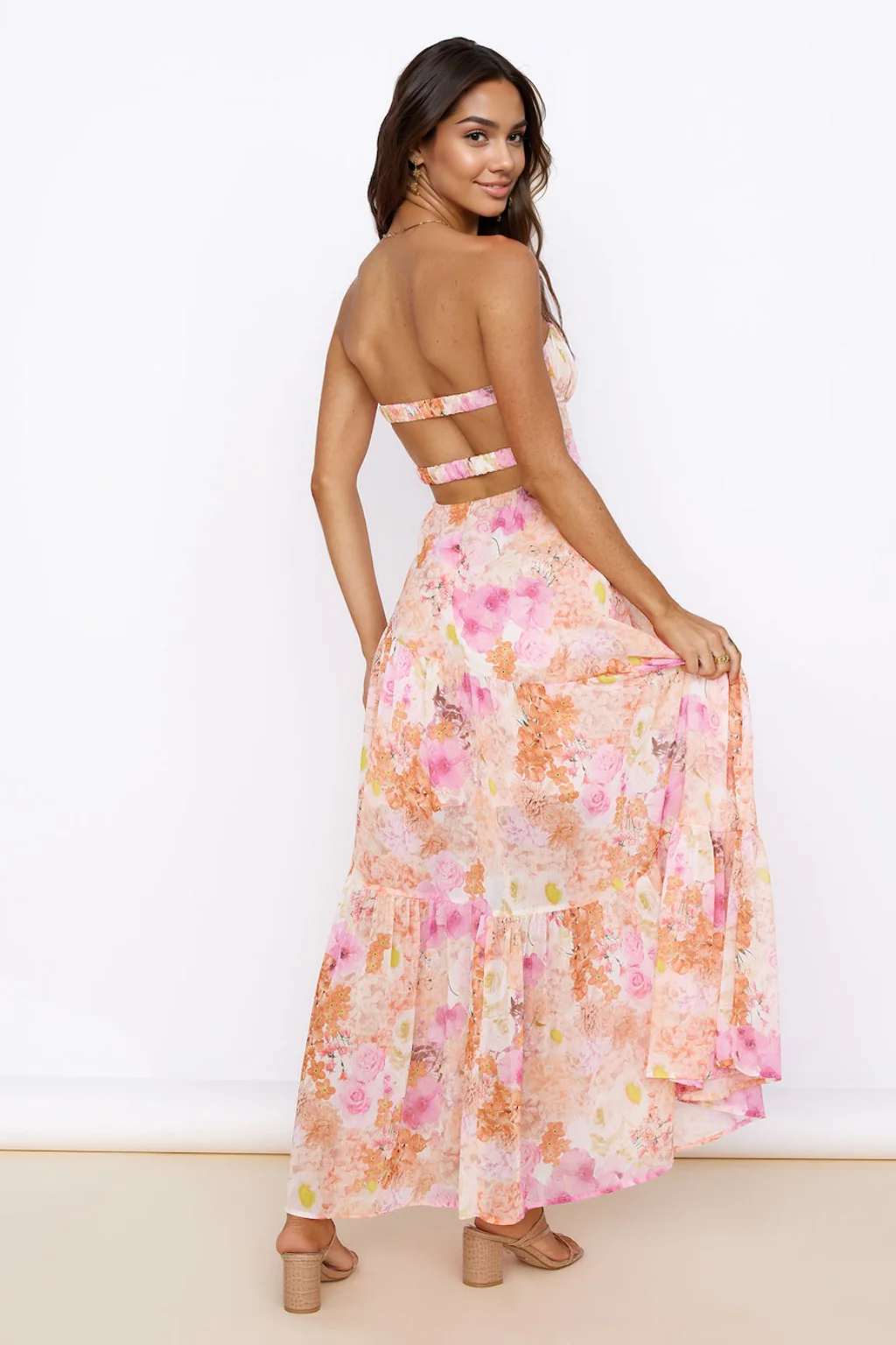 Pocket Full Of Dreams Maxi Dress Orange - luluinthesky