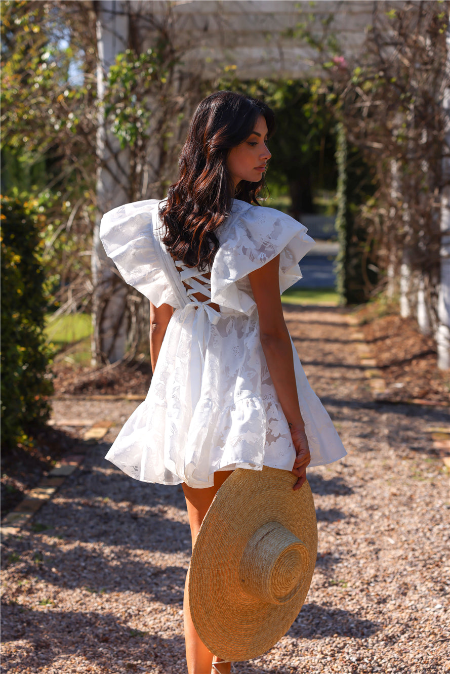 Sweeter Than Life Mini Dress White - luluinthesky