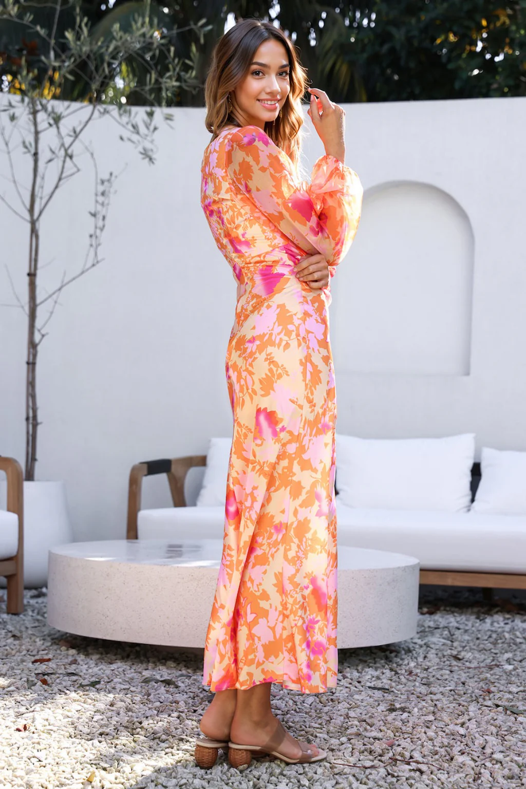 Last Request Maxi Dress Orange - luluinthesky