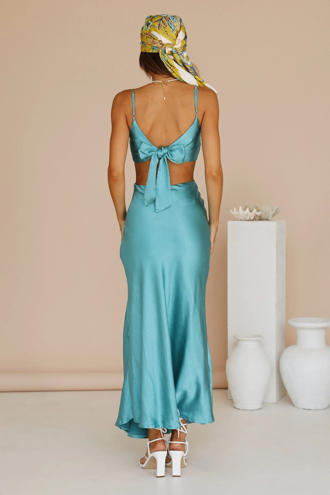 City Sunset Maxi Dress Aqua - luluinthesky