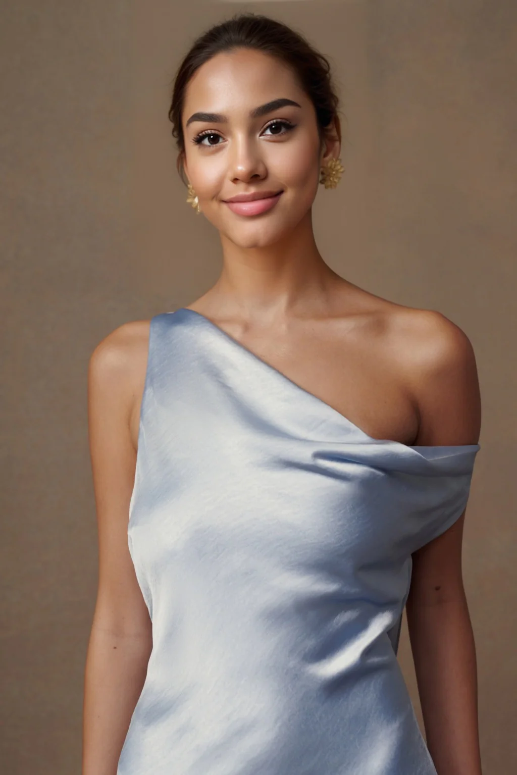 Yvette Slip Maxi Dress With Asymmetrical Hem - Cornflower Blue - luluinthesky