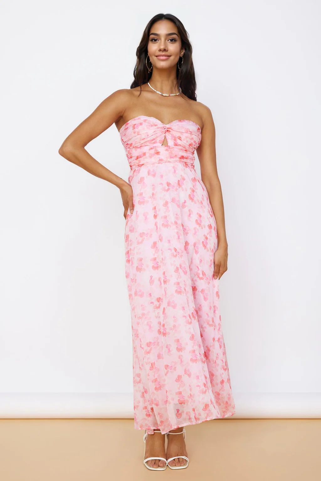 Perfect Moments Maxi Dress Pink - luluinthesky