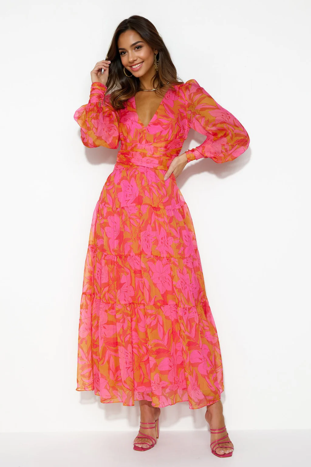 Gotta Thrive Maxi Dress Pink - luluinthesky