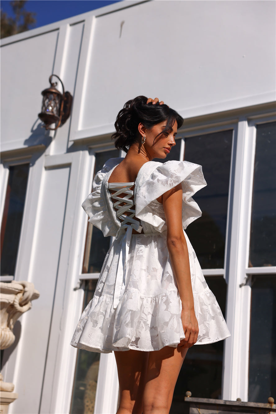 Sweeter Than Life Mini Dress White - luluinthesky