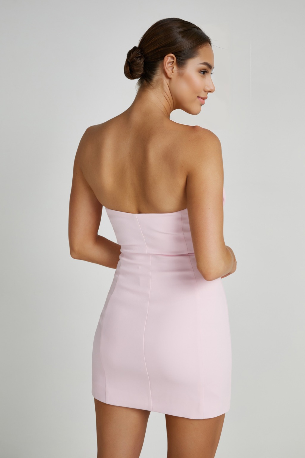 Valentine's Day roses Mini Dress - Blush Pink - luluinthesky