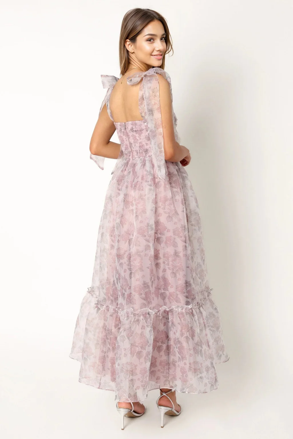 Floret Midi Dress - Dark Purple - luluinthesky