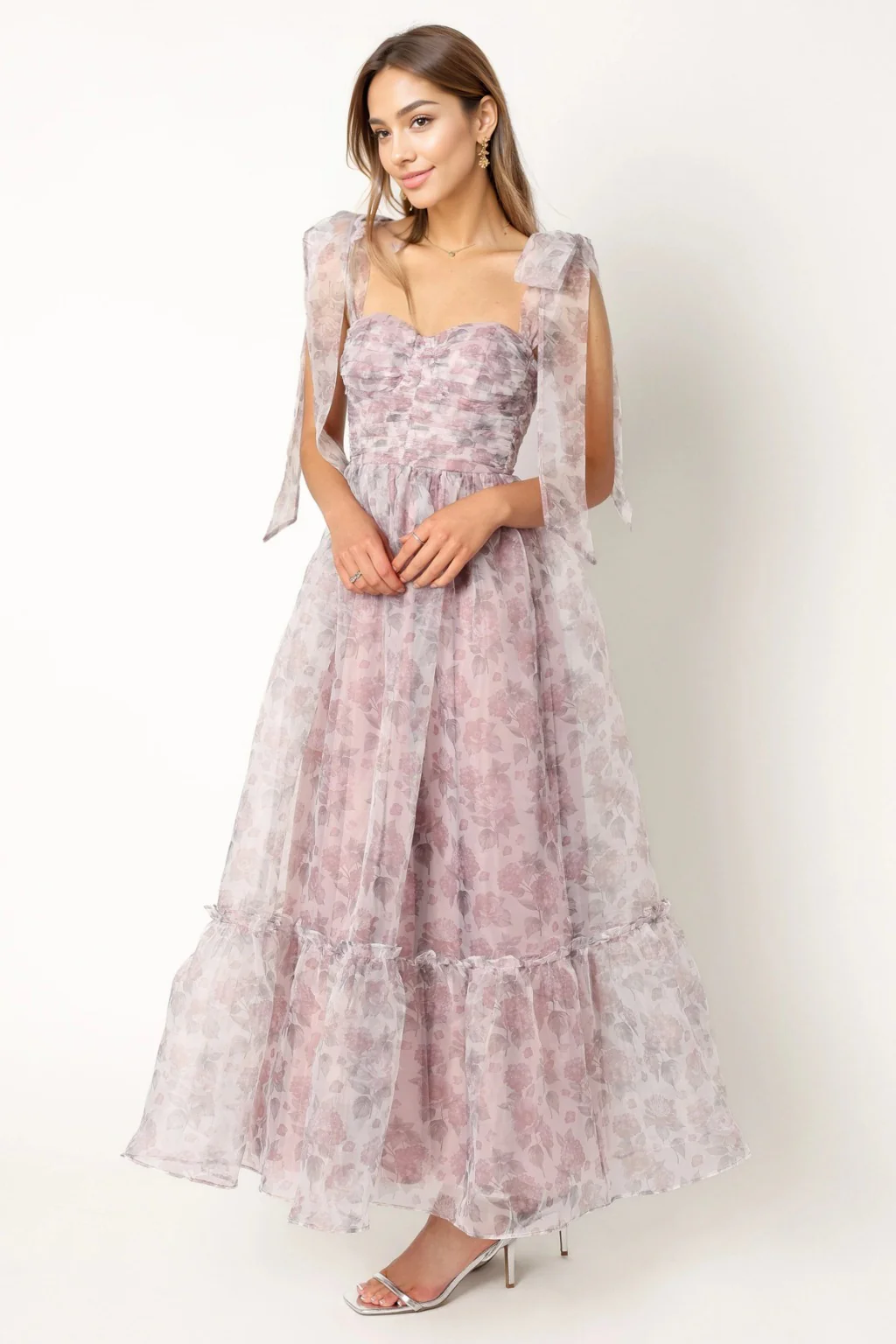 Floret Midi Dress - Dark Purple - luluinthesky