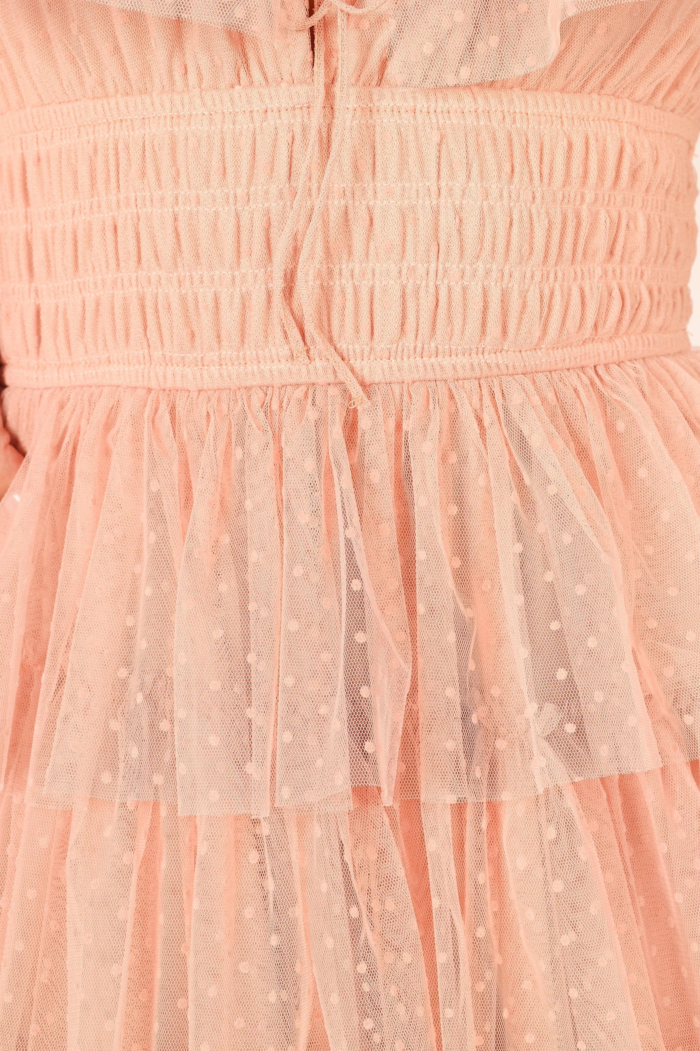 Belle Maxi Dress - Blush - luluinthesky