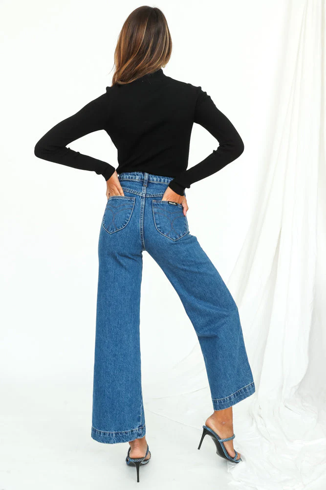 ROLLA'S Sailor Jeans Ashley Blue - luluinthesky