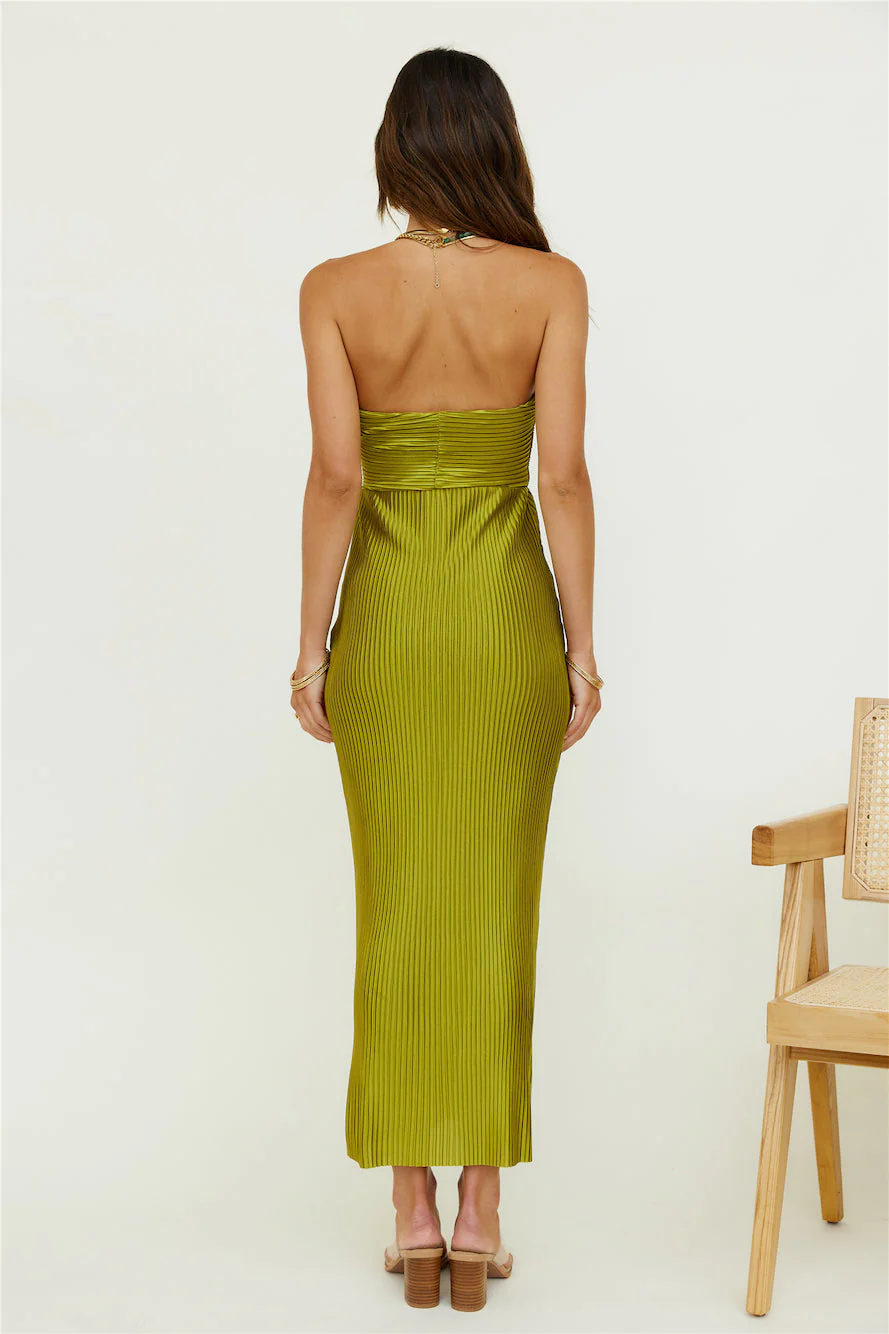 Kinds Of Love Maxi Dress Green - luluinthesky