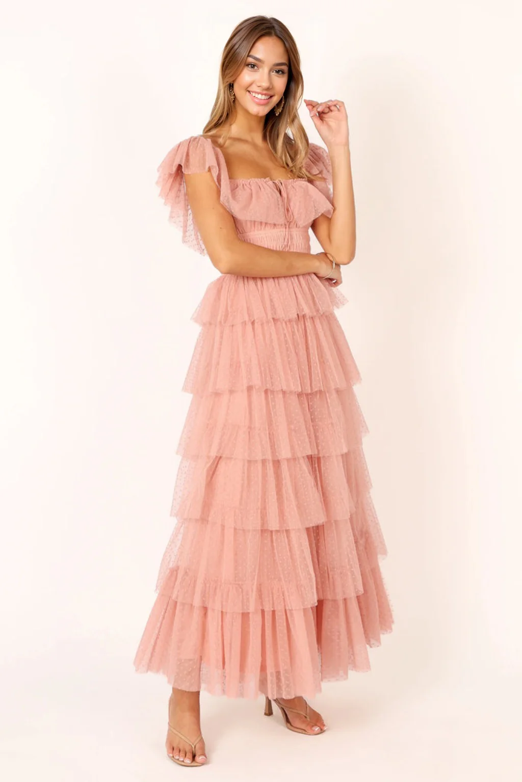 Belle Maxi Dress - Blush - luluinthesky