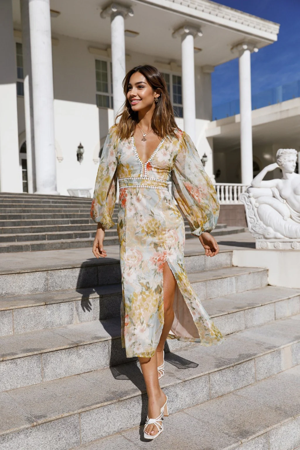 Meadow Wanderer Midi Dress - luluinthesky