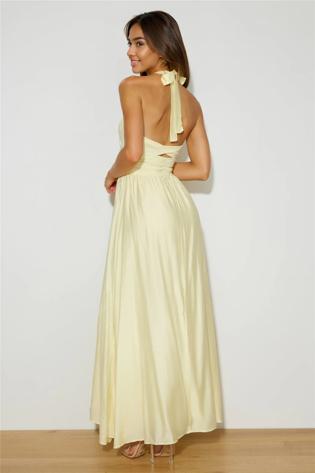 Coconut Island Maxi Dress Yellow - luluinthesky