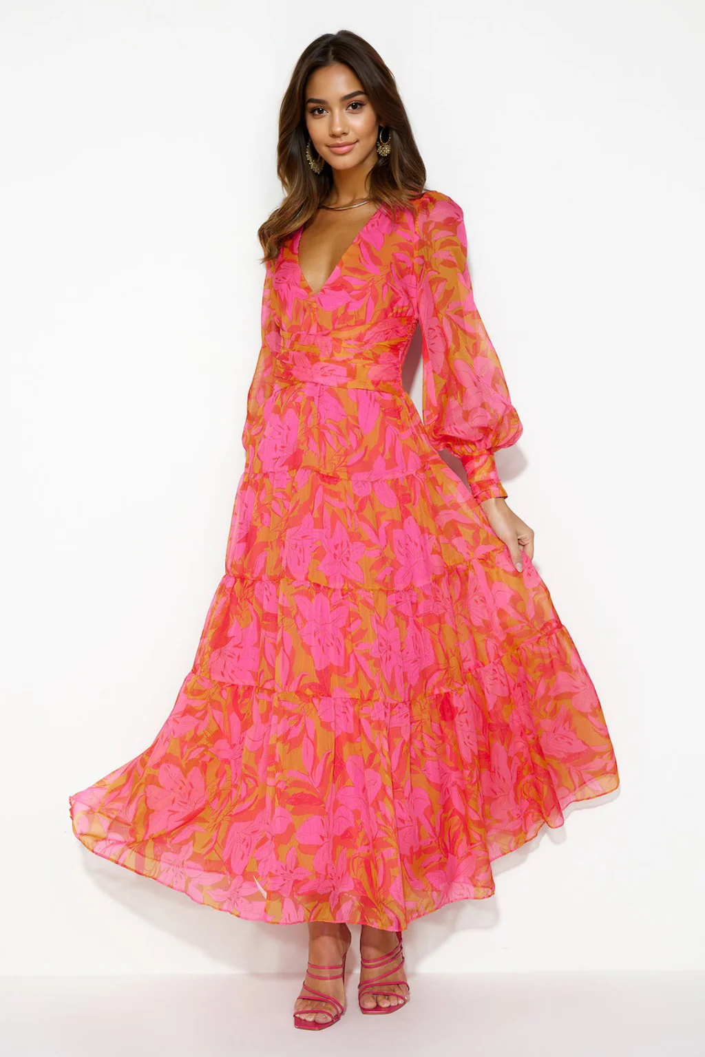 Gotta Thrive Maxi Dress Pink - luluinthesky