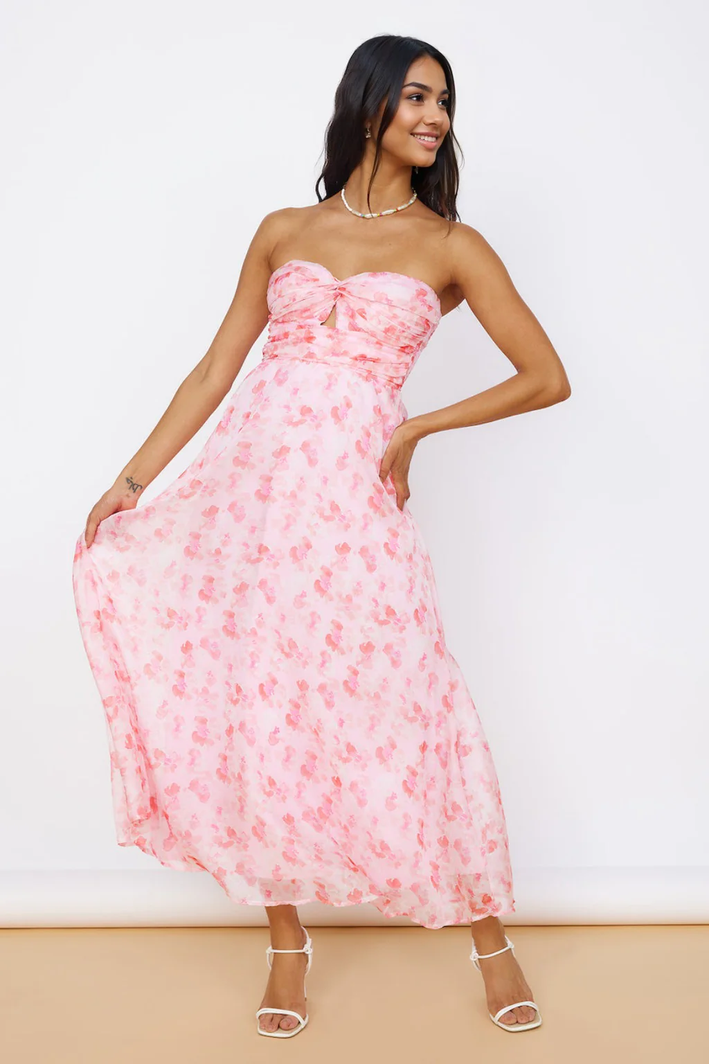 Perfect Moments Maxi Dress Pink - luluinthesky