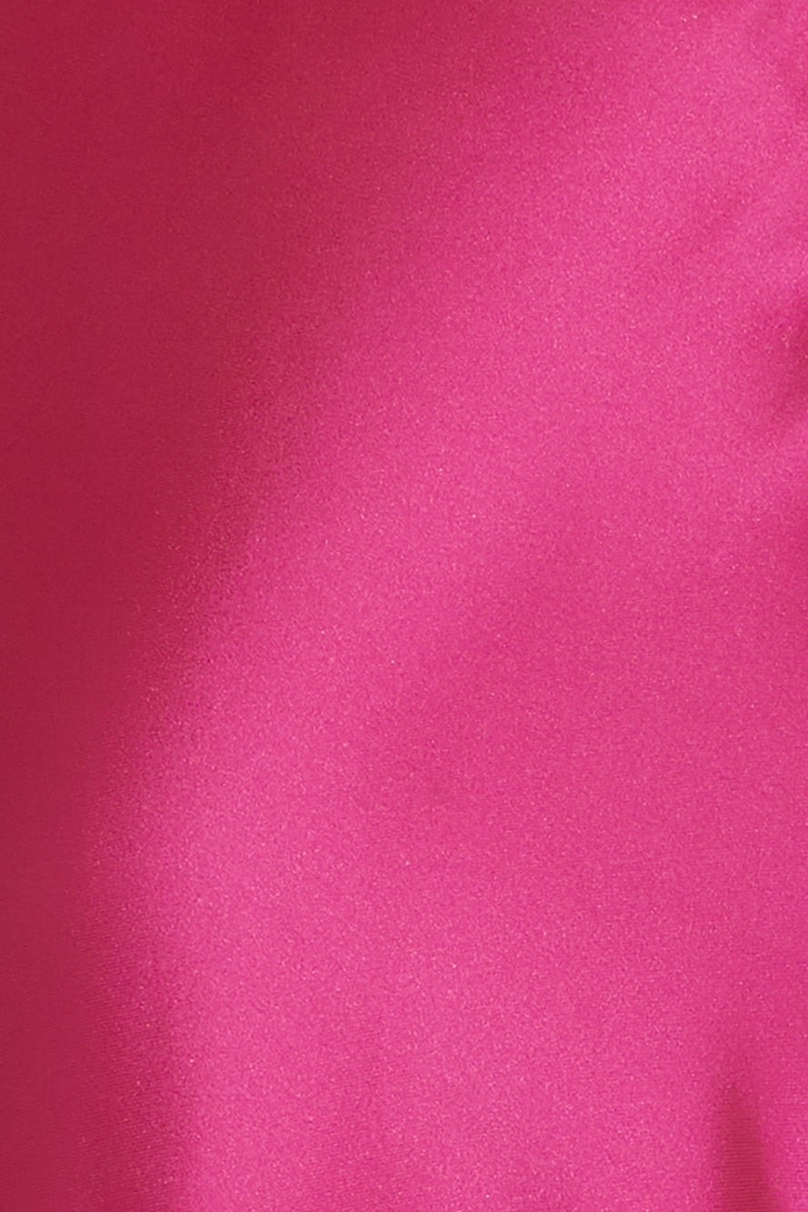 Shine Of Pearls Satin Maxi Dress Pink - luluinthesky