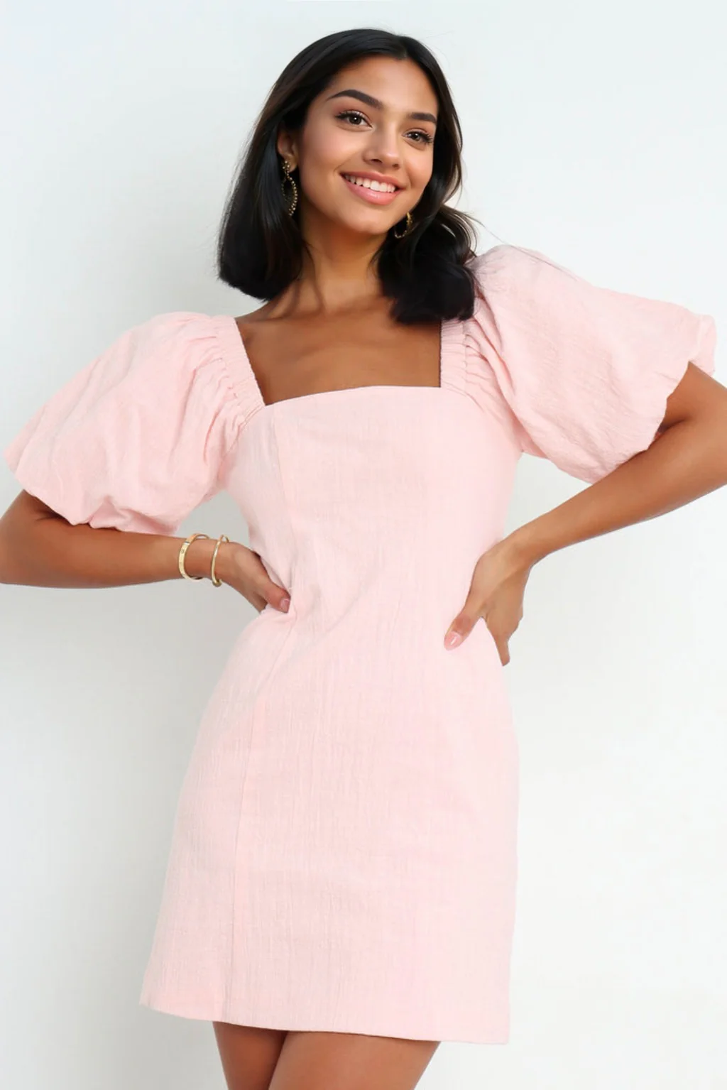 Tuscany Dress - Baby Pink - luluinthesky
