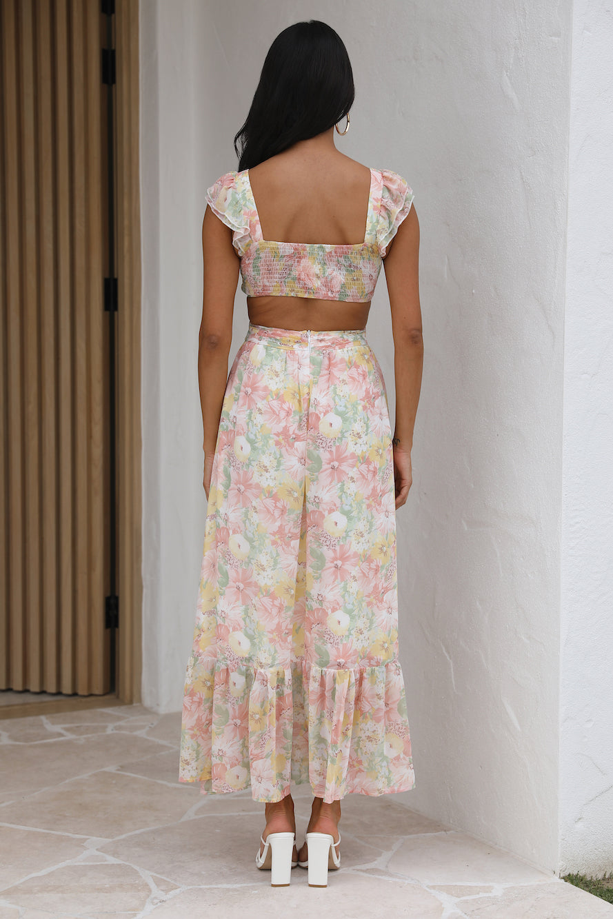 Watching Sunsets Maxi Dress Pink - luluinthesky