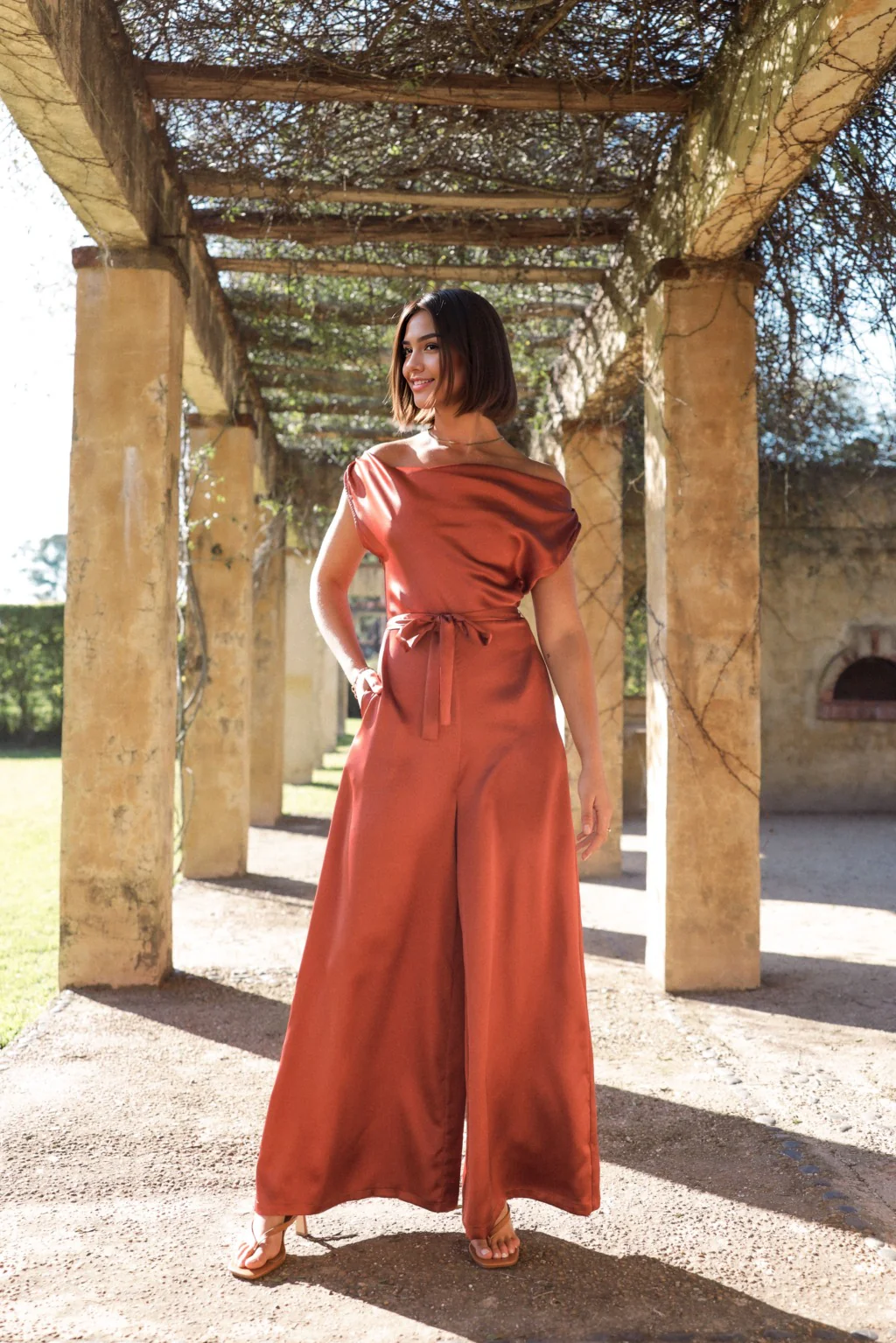 Nikita Jumpsuit - Rust - luluinthesky