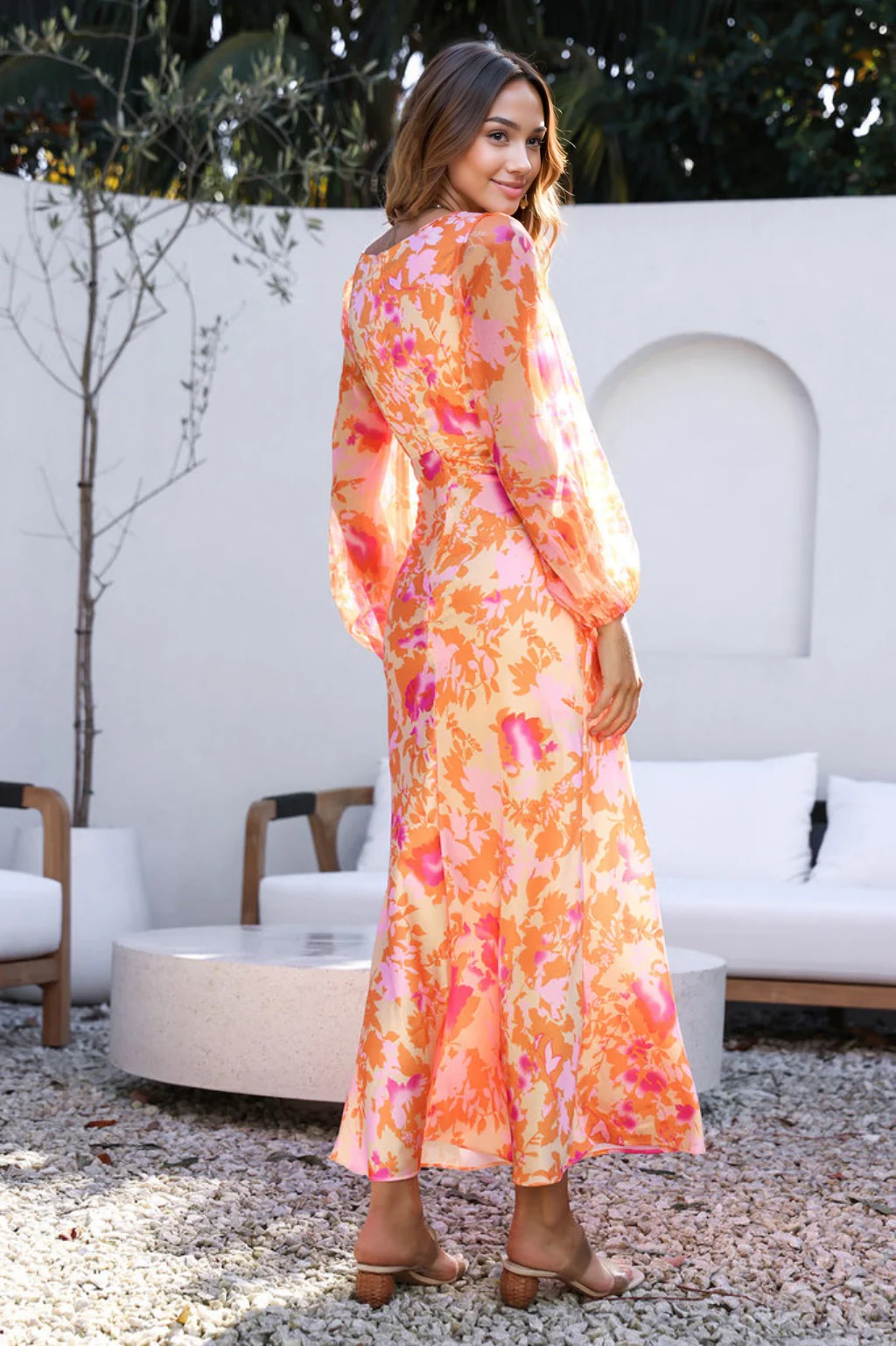 Last Request Maxi Dress Orange - luluinthesky