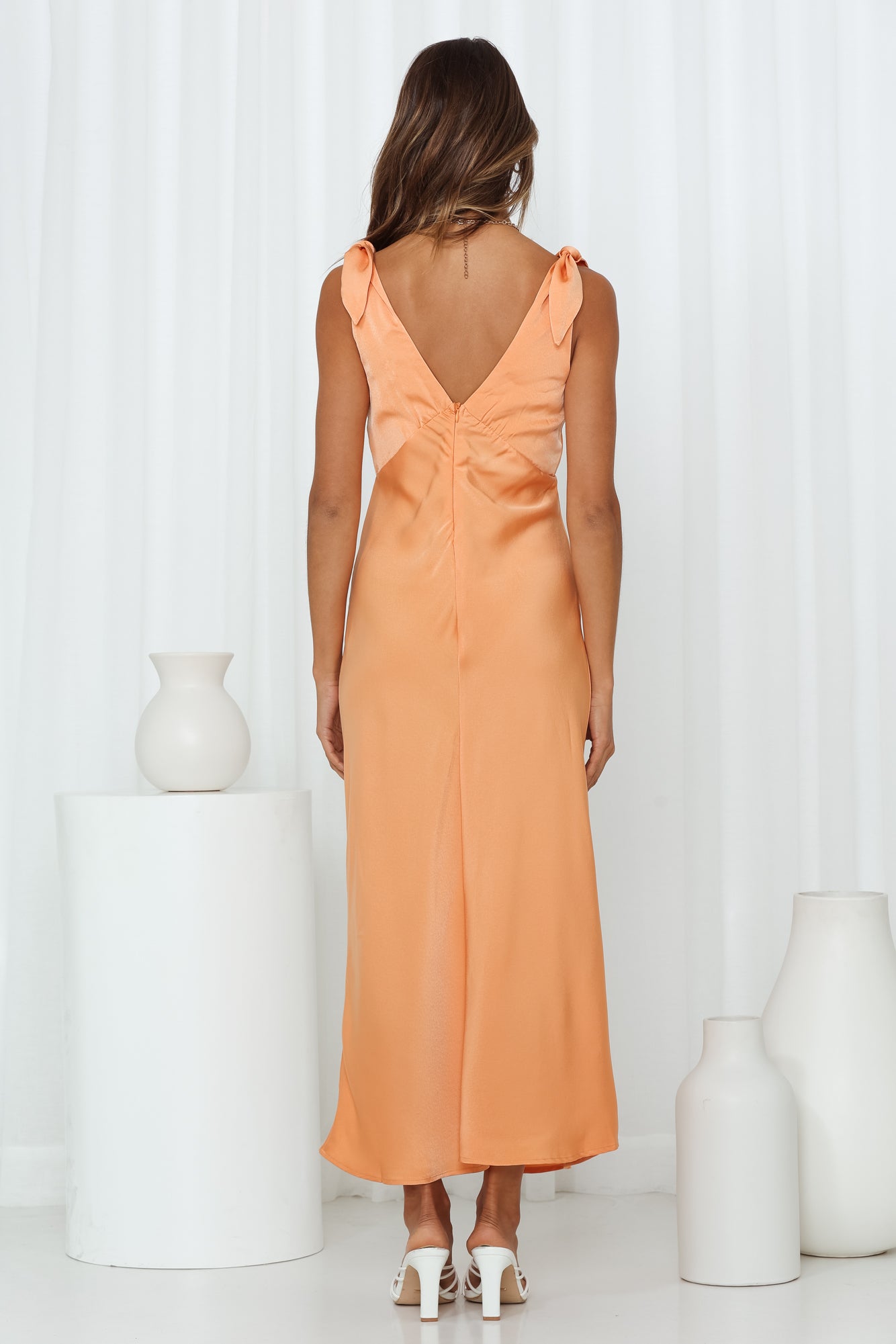 Spark It Maxi Dress Orange - luluinthesky