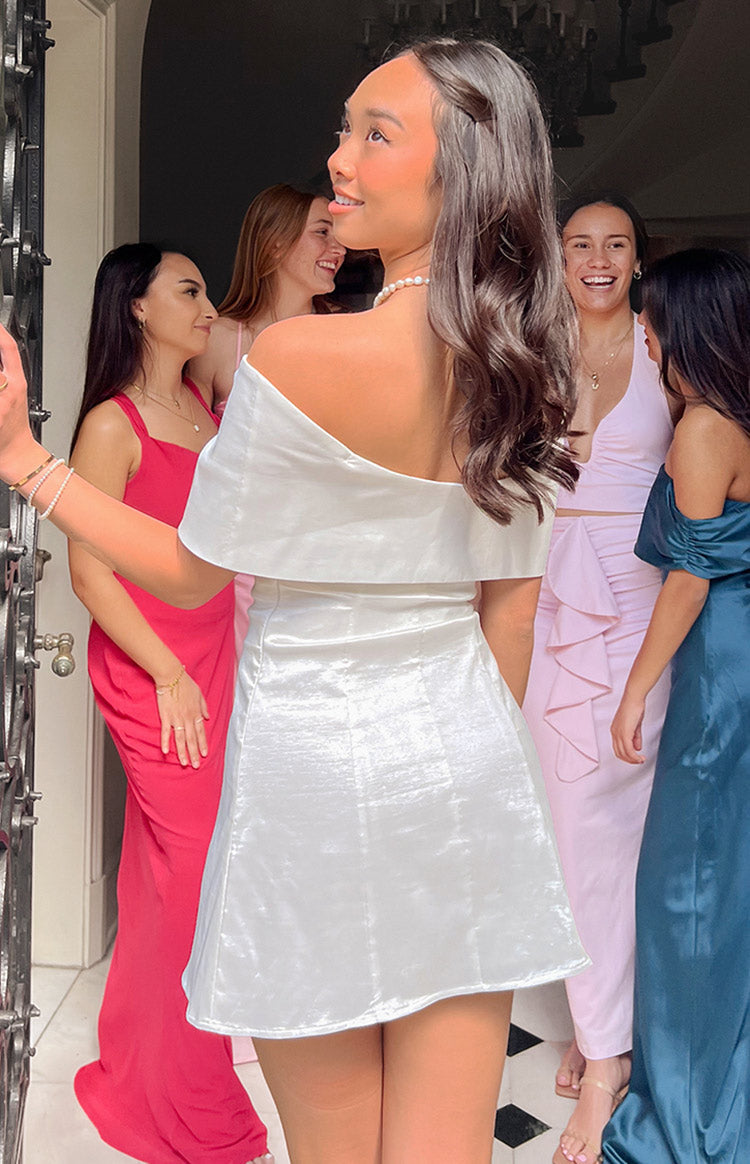 Lissy White Mini Dress - luluinthesky