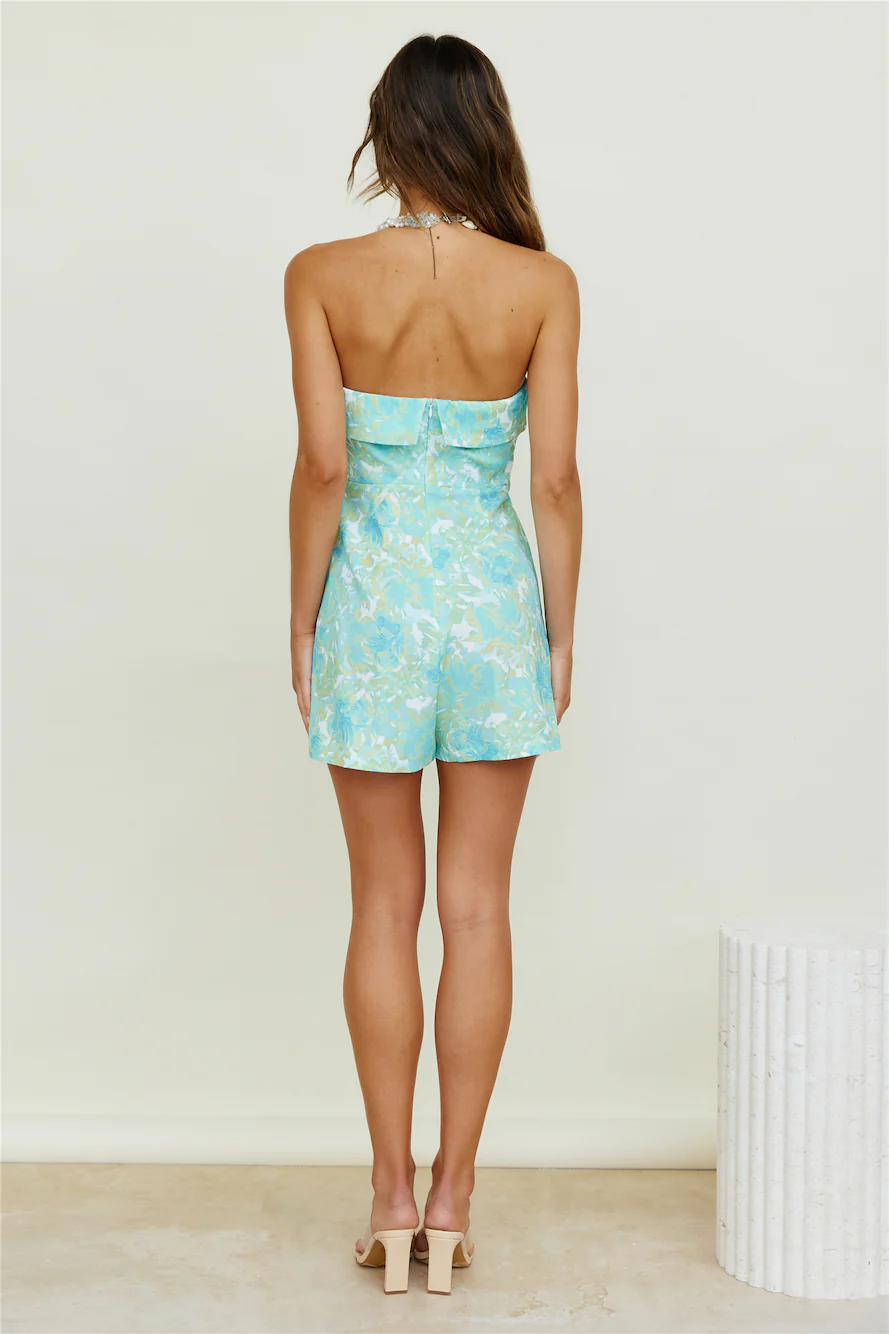 Parisian Dreams Romper Blue - luluinthesky