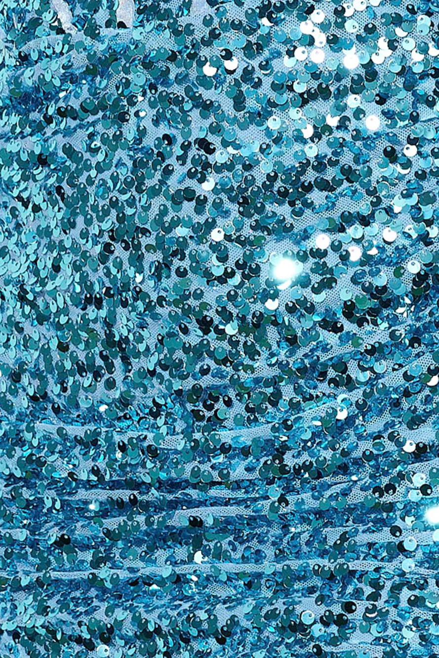 Add It Up Dress Blue Sequin - luluinthesky