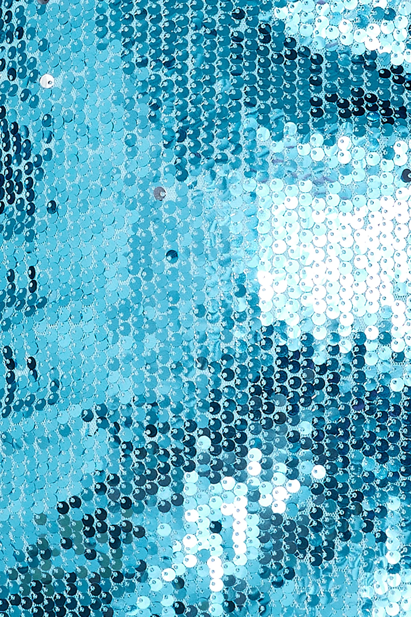 Evening Attraction Sequin Halter Mini Dress Blue - luluinthesky