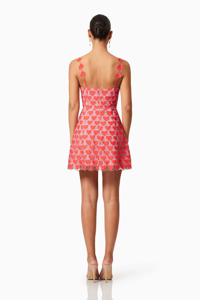 Heartthrob Mini Dress In Red - luluinthesky