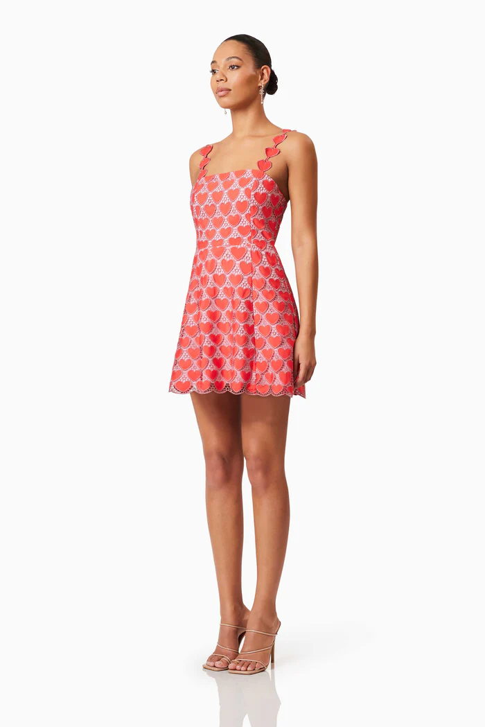 Heartthrob Mini Dress In Red - luluinthesky