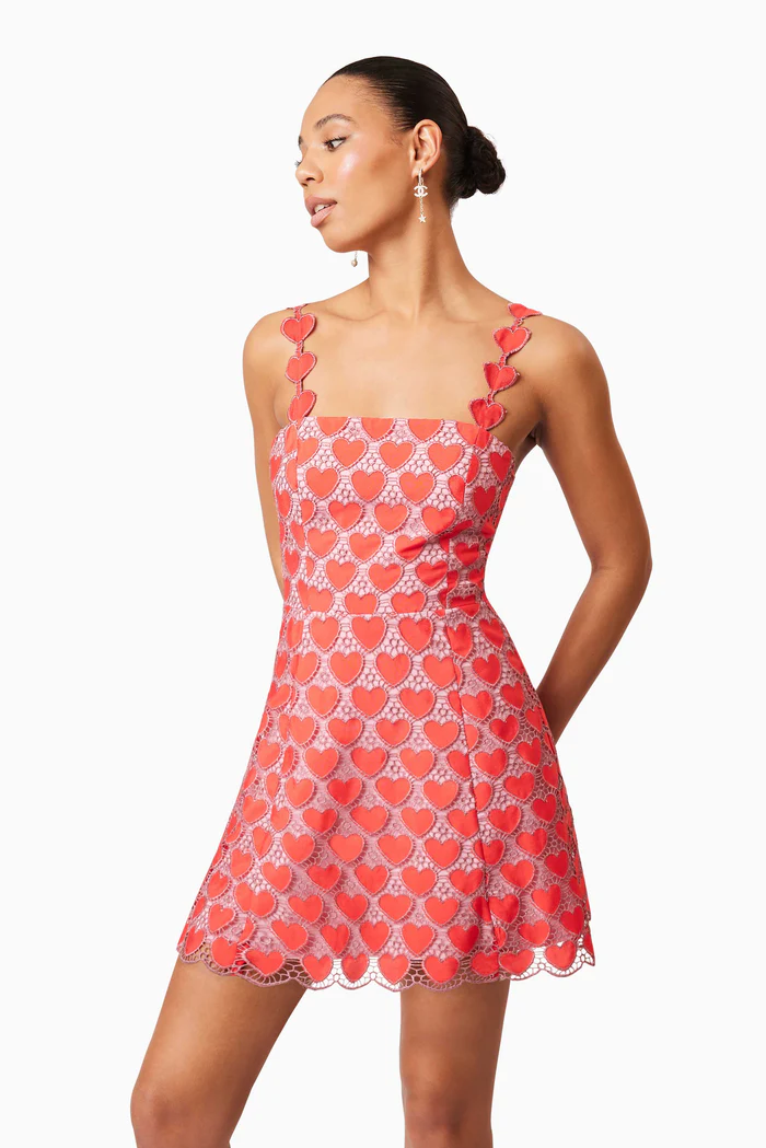 Heartthrob Mini Dress In Red - luluinthesky
