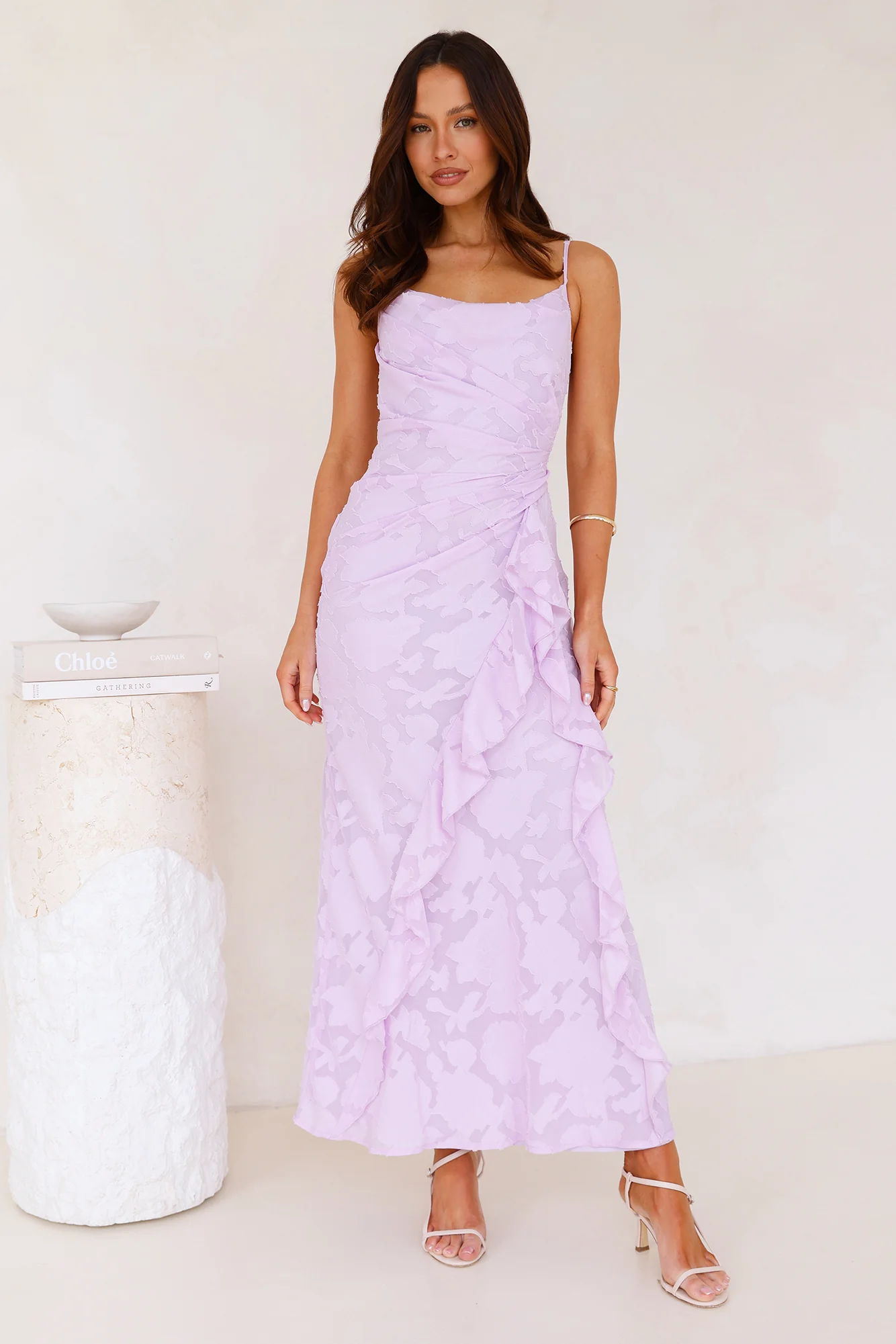 Fresh Rosebud Maxi Dress Lilac - luluinthesky