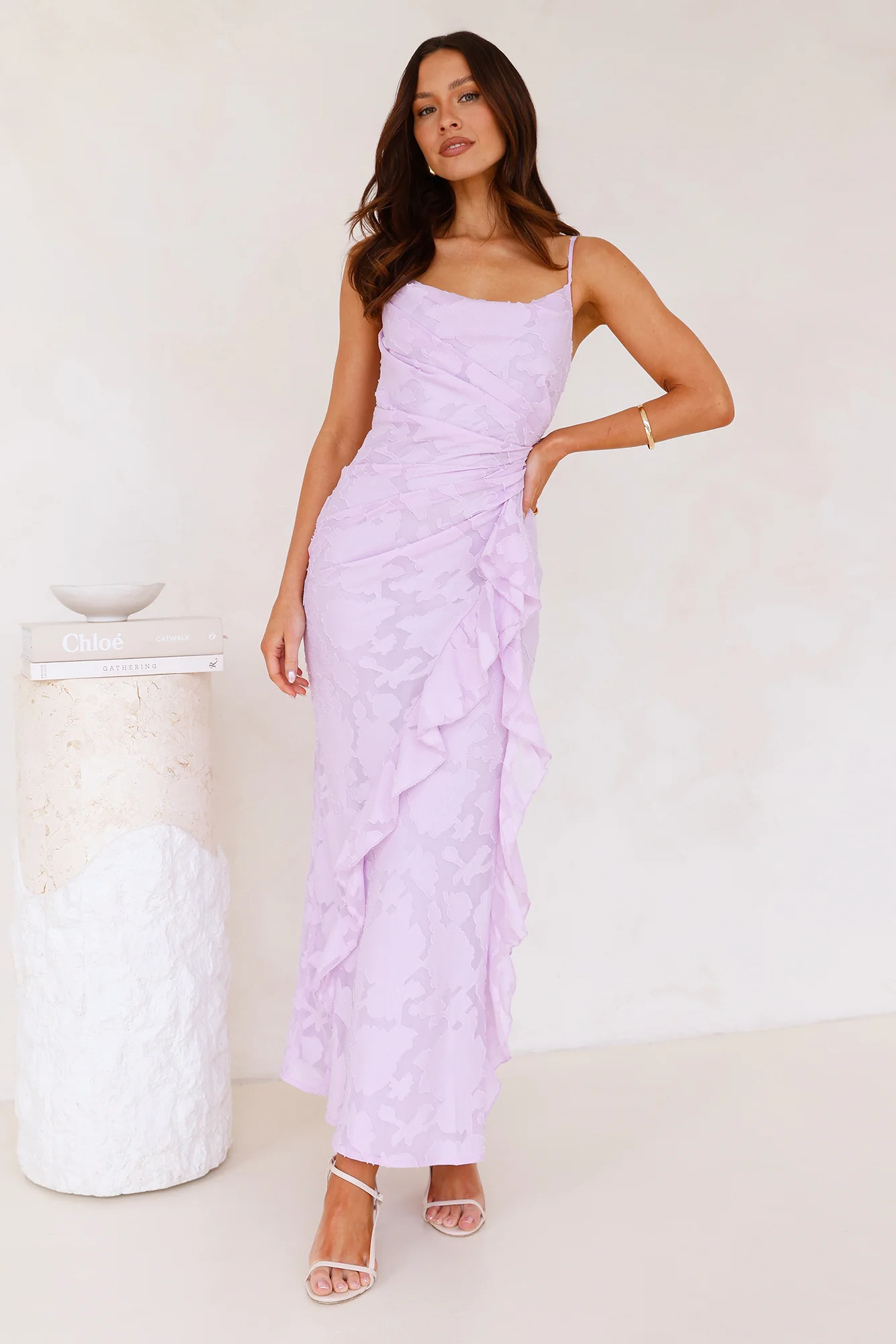 Fresh Rosebud Maxi Dress Lilac - luluinthesky